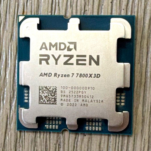 Amd ryzen 7800x3d - 7, 8-core