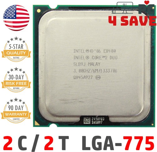Intel core duo e8400 cpu - 2, 3.0