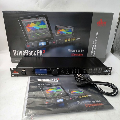 New dbx driverack pa2 complete - pa2,